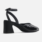 Tacones magnolia de cuero para mujer - Negro