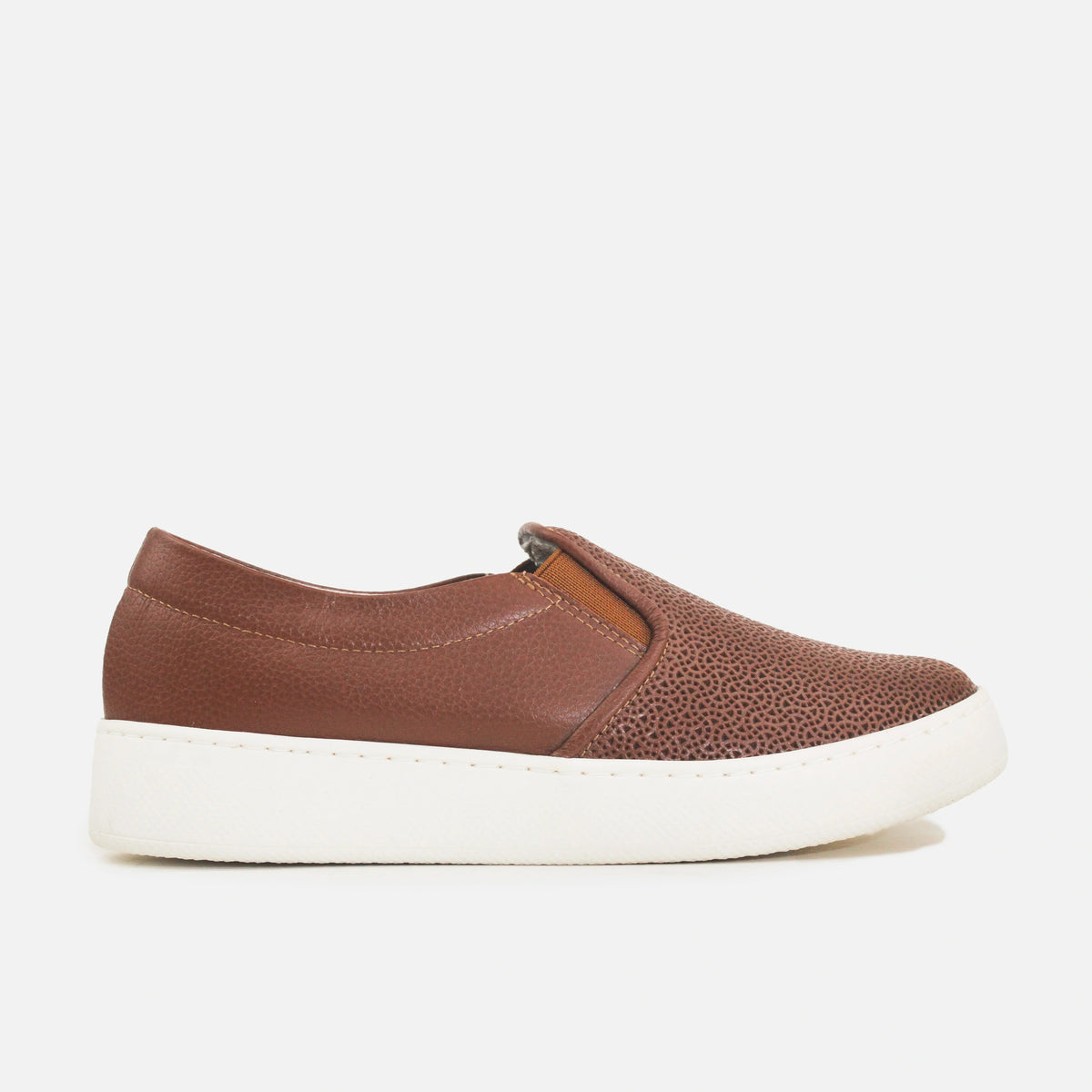 Tenis merida de cuero para mujer - Miel