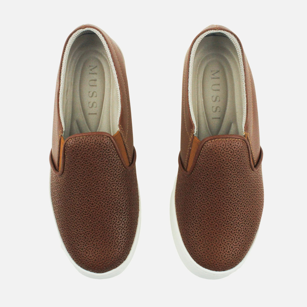 Tenis merida de cuero para mujer - Miel