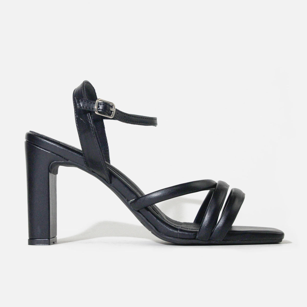 Sandalia tacon rosemary de sintético para mujer - Negro