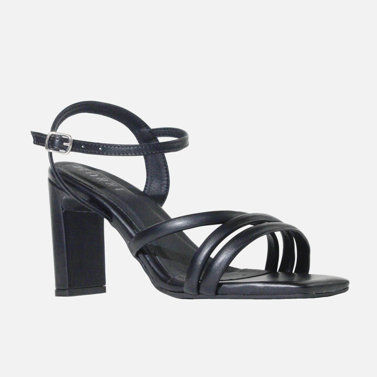 Sandalia tacon rosemary de sintético para mujer - Negro