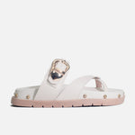 Sandalia chunky naira de sintético para mujer - Beige
