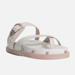 Sandalia chunky naira de sintético para mujer - Beige