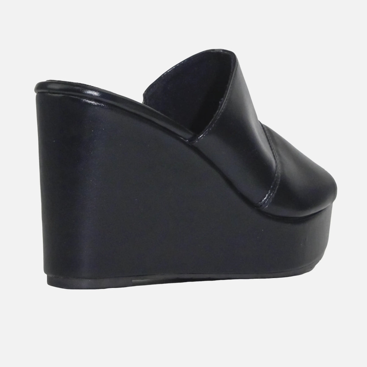 Sandalia plataforma orchid de sintético para mujer - Negro