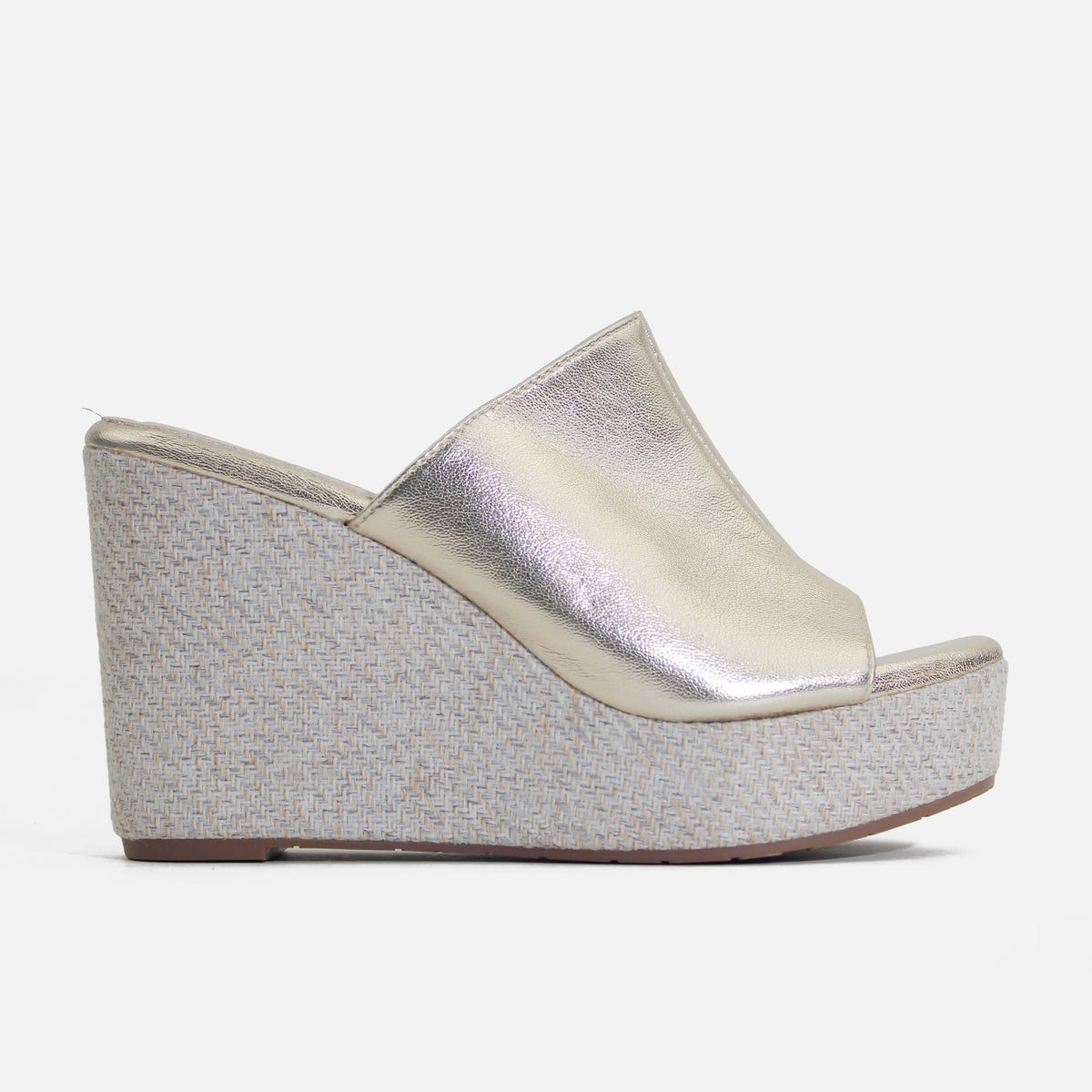 Sandalia plataforma orchid de sintético para mujer - Oro