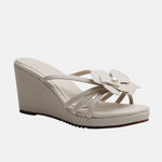 Sandalia plataforma ailin de sintético para mujer - Beige