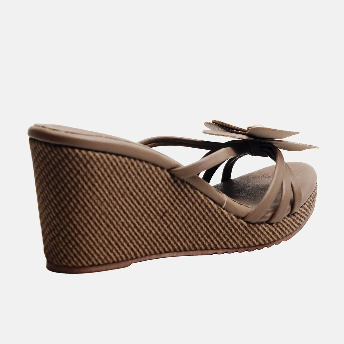 Sandalia plataforma ailin de sintético para mujer - Taupe