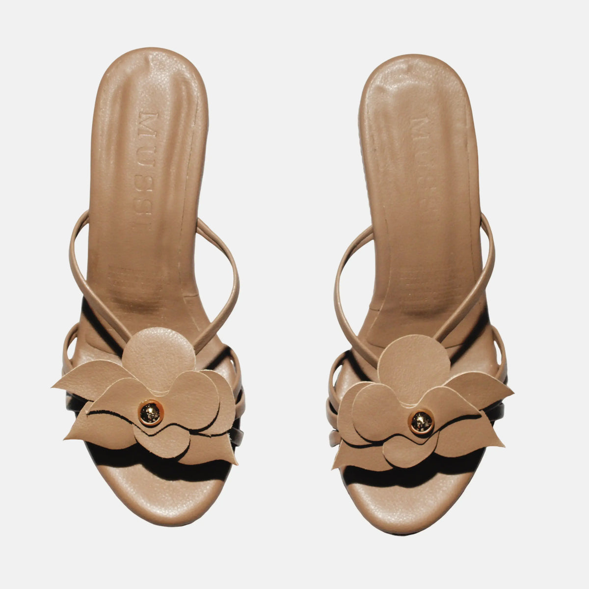 Sandalia plataforma ailin de sintético para mujer - Taupe