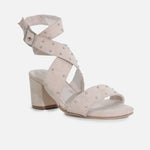 Sandalia tacon enea de sintético para mujer - Taupe