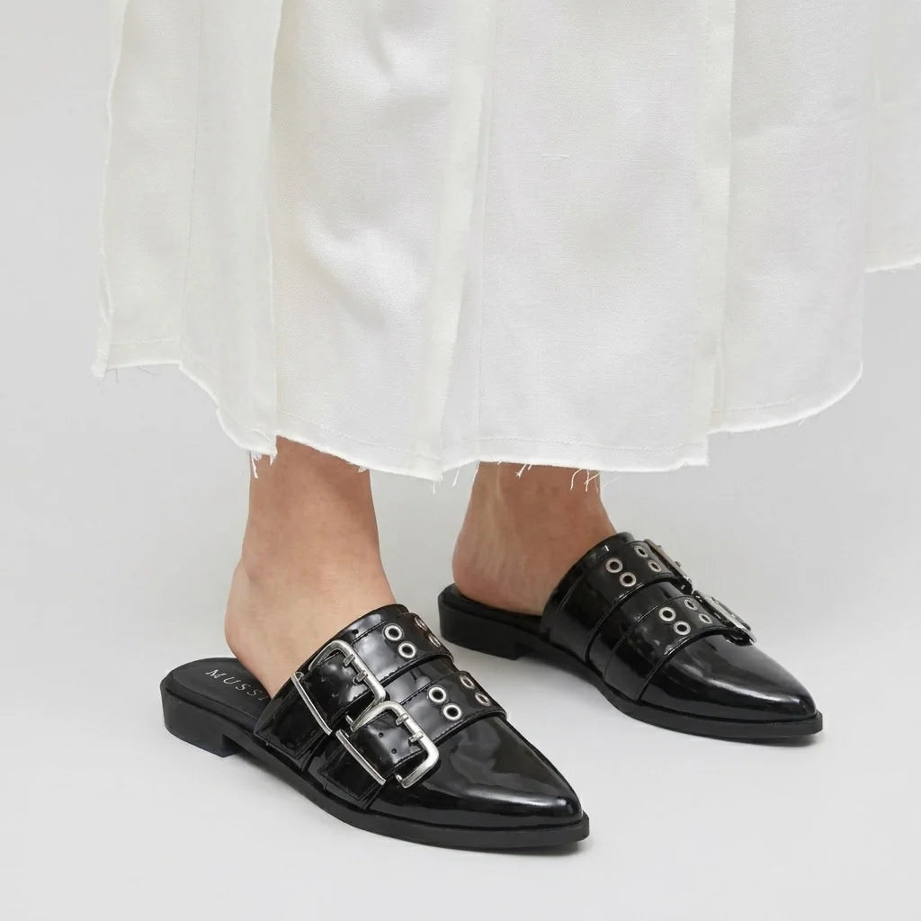 Zueco plano eva de sintético para mujer - Negro
