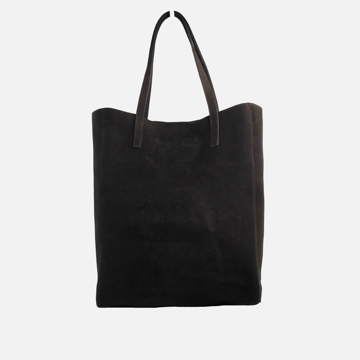 Cartera veta de cuero para mujer - Café