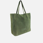 Cartera veta de cuero para mujer - Verde