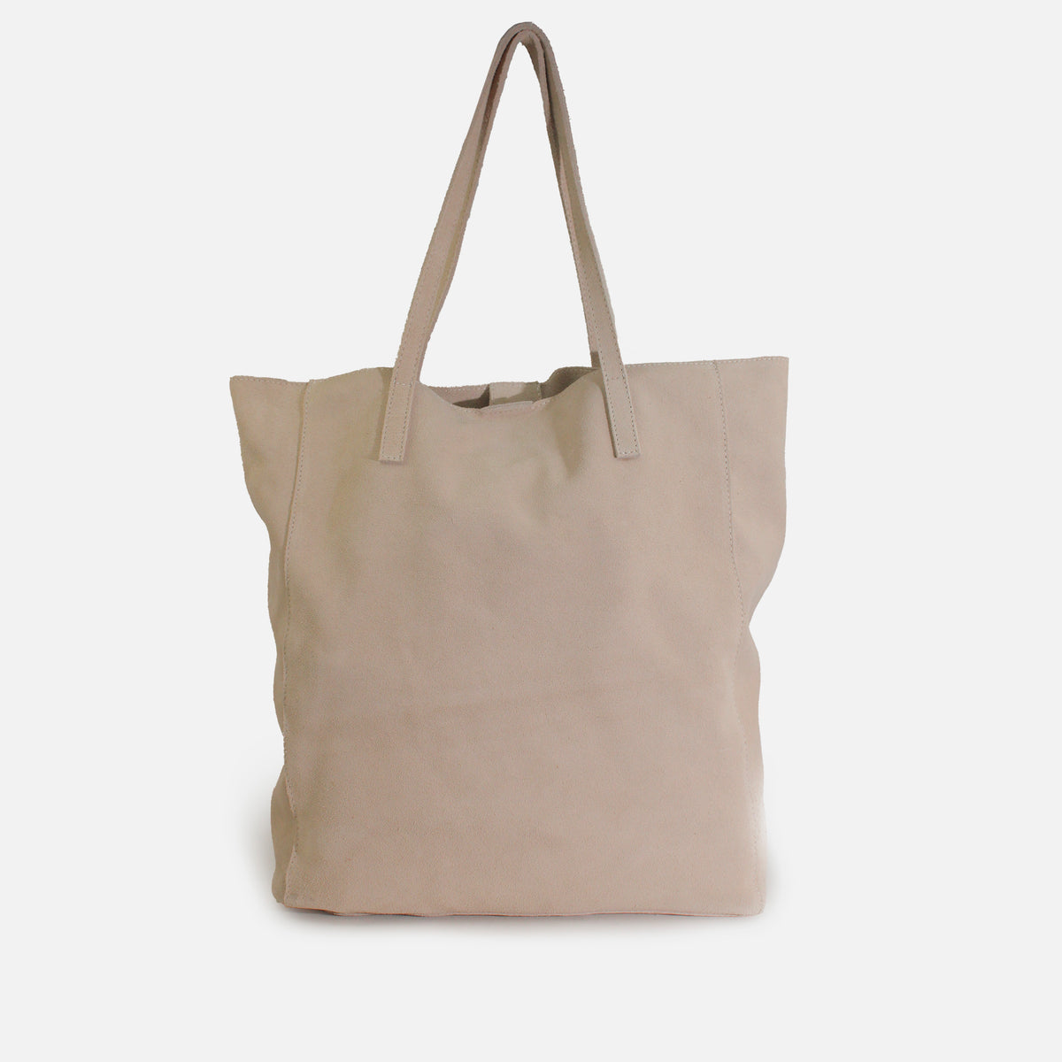 Cartera veta de cuero para mujer - Taupe