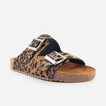 Sandalia plana gio de cuero para mujer - Culebracafe