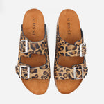 Sandalia plana gio de cuero para mujer - Culebracafe