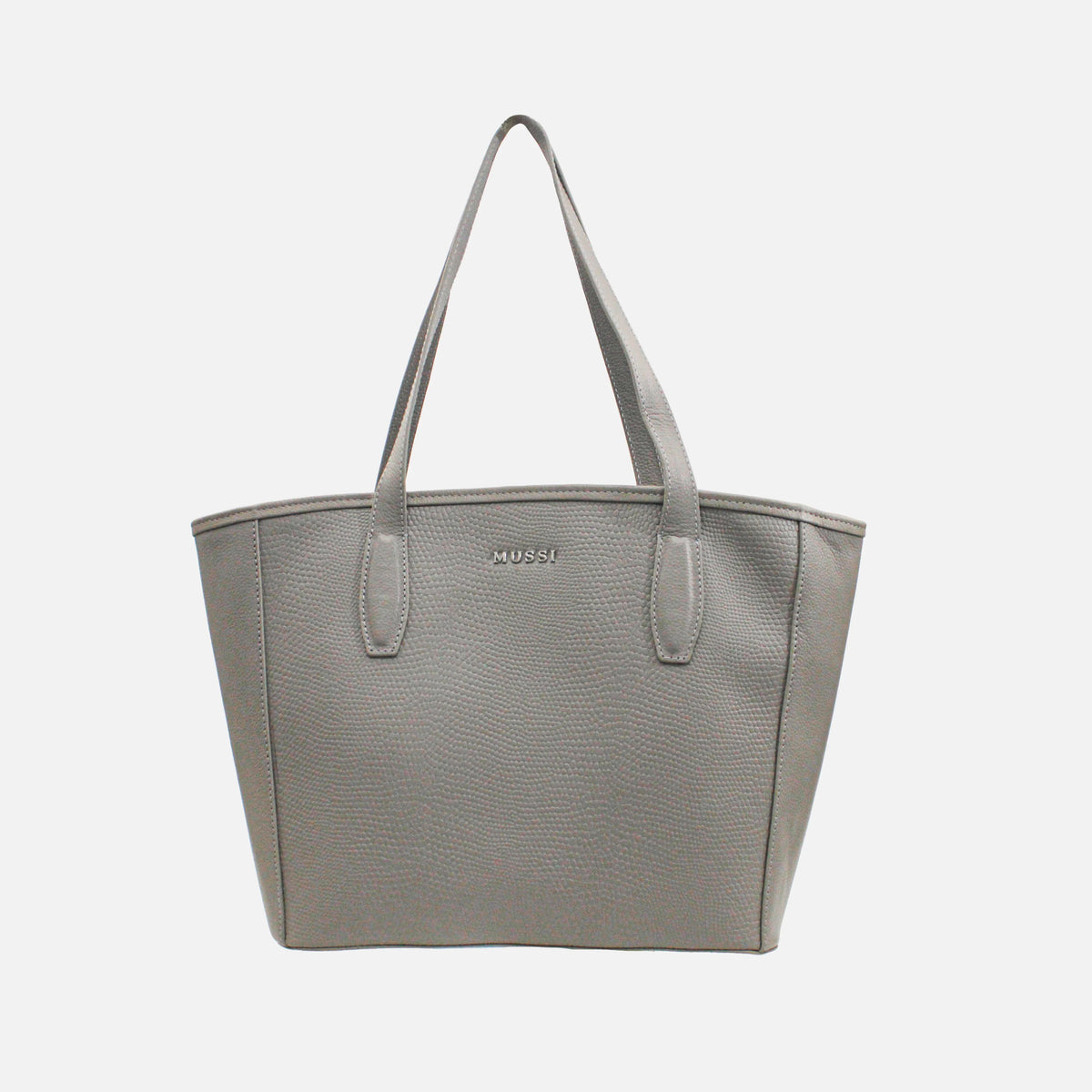 Cartera fivela de cuero para mujer - Hueso