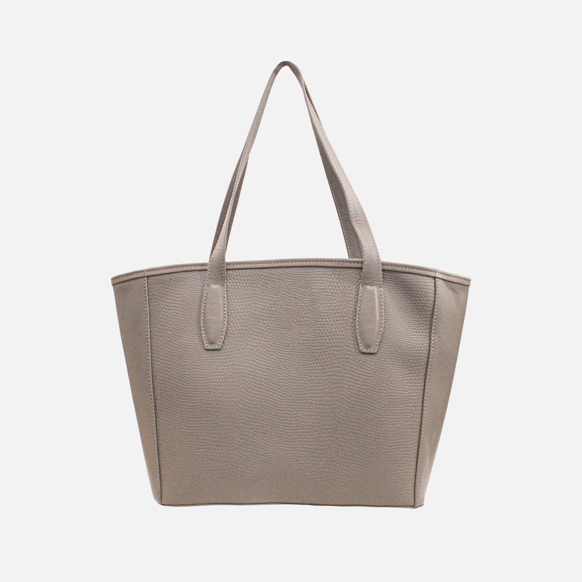 Cartera fivela de cuero para mujer - Hueso