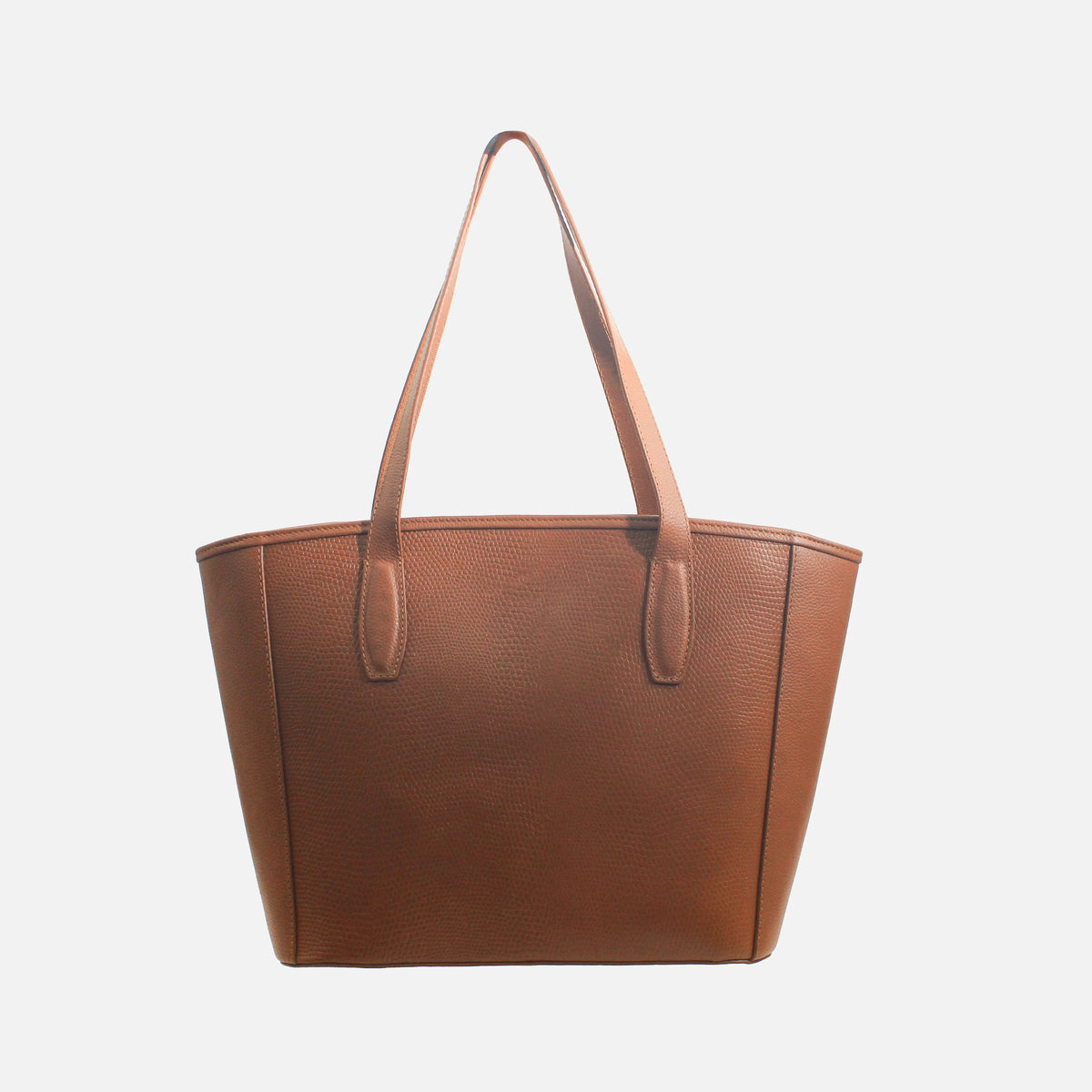 Cartera fivela de cuero para mujer - Miel
