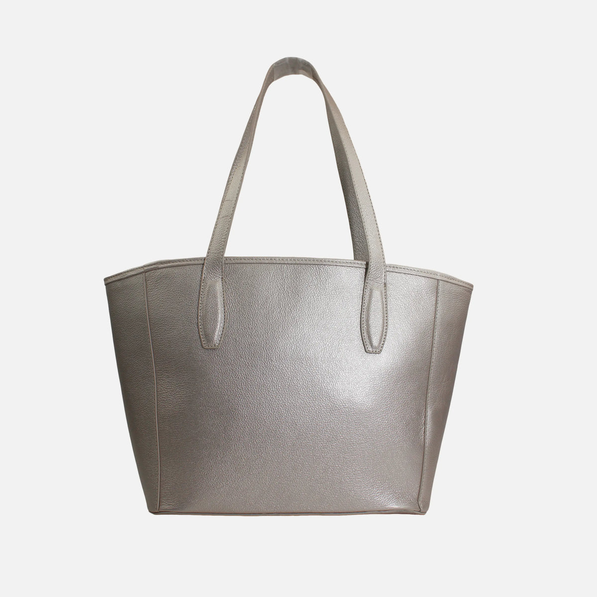 Cartera fivela de cuero para mujer - Oro