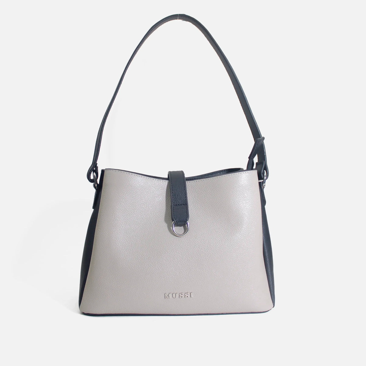 Cartera azalea de cuero para mujer - Negro