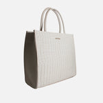 Cartera gael de cuero para mujer - Hueso