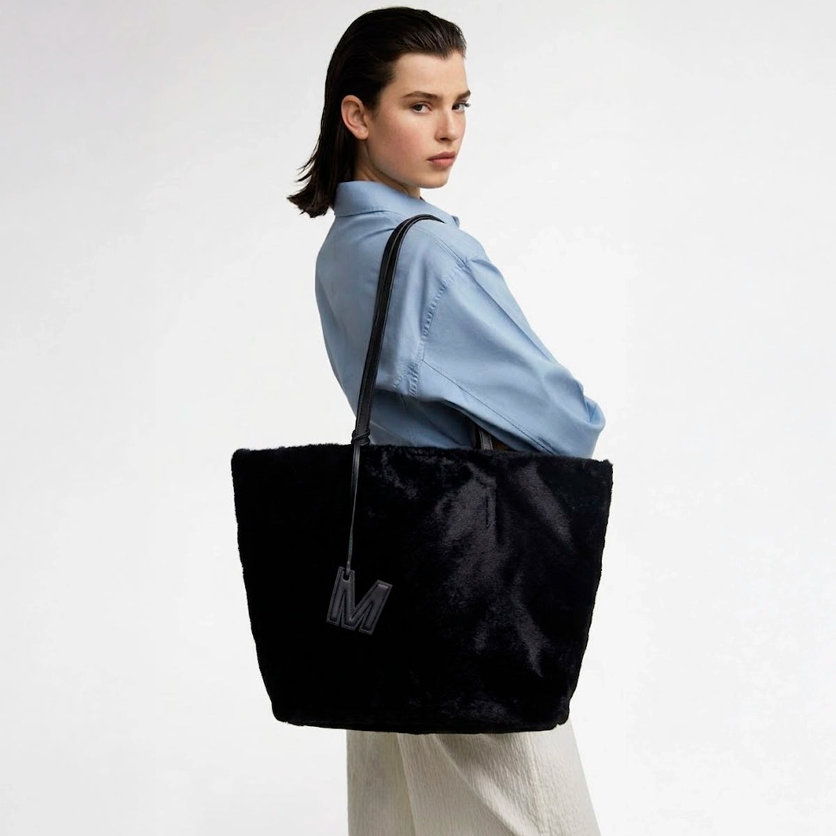 Cartera Rebeca de sintético para mujer - Negro