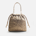 Cartera gina de cuero para mujer - Oro