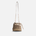 Cartera gina de cuero para mujer - Oro