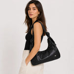 Cartera ceres de cuero para mujer - Negro