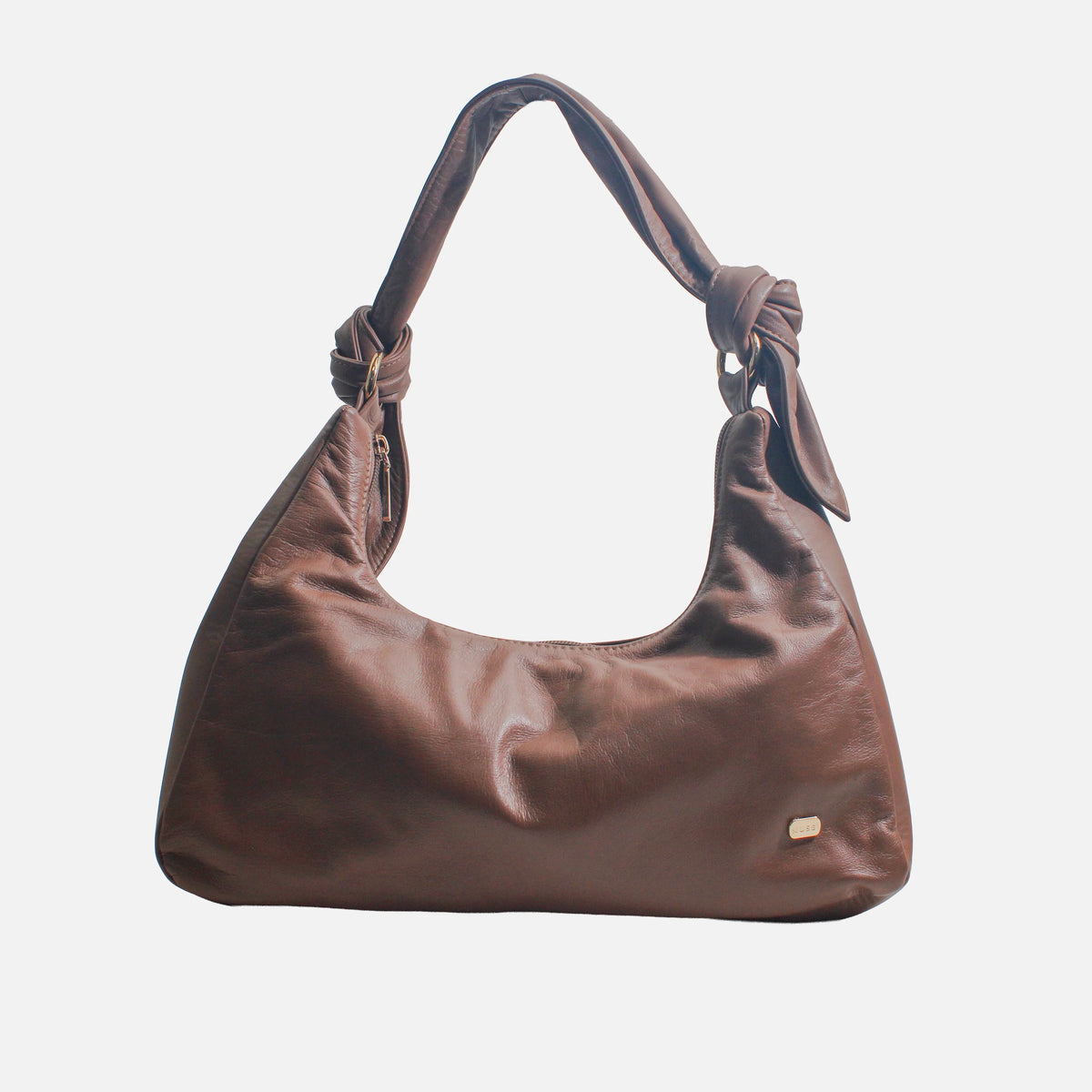 Cartera ceres de cuero para mujer - Café