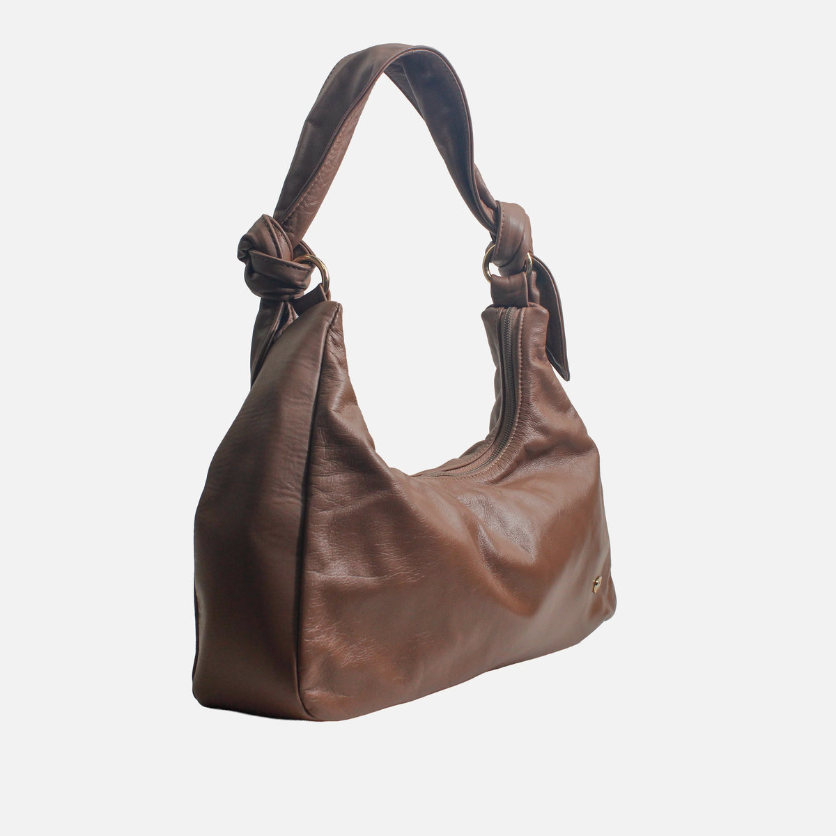 Cartera ceres de cuero para mujer - Café