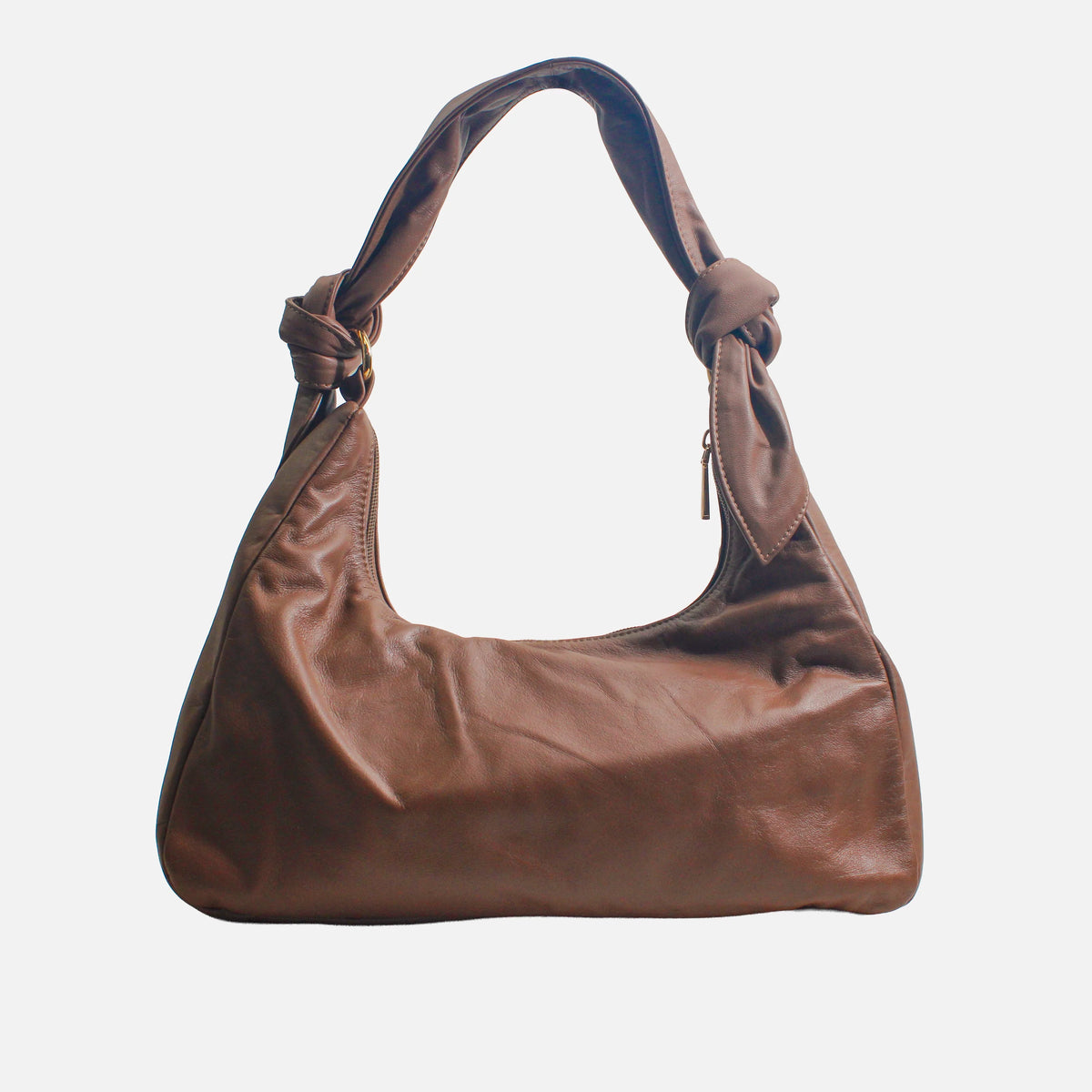 Cartera ceres de cuero para mujer - Café