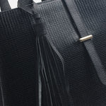 Cartera lia de cuero para mujer - Negro