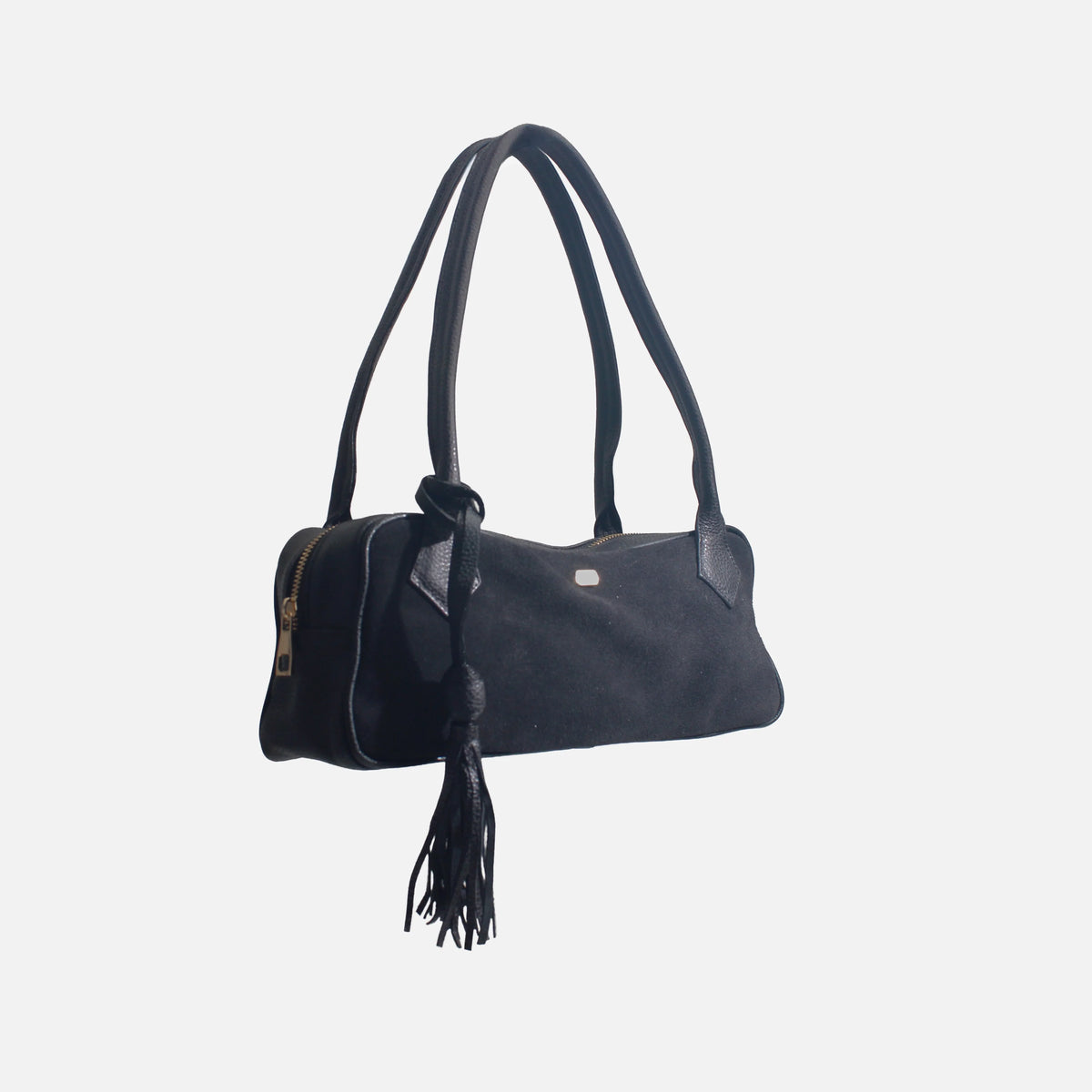 Cartera darelis de cuero para mujer - Negro