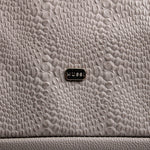 Cartera giorgia de cuero para mujer - Gris