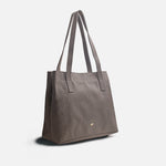 Cartera giorgia de cuero para mujer - Gris