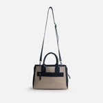 Cartera estrella de cuero para mujer - Negro