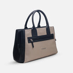 Cartera estrella de cuero para mujer - Negro