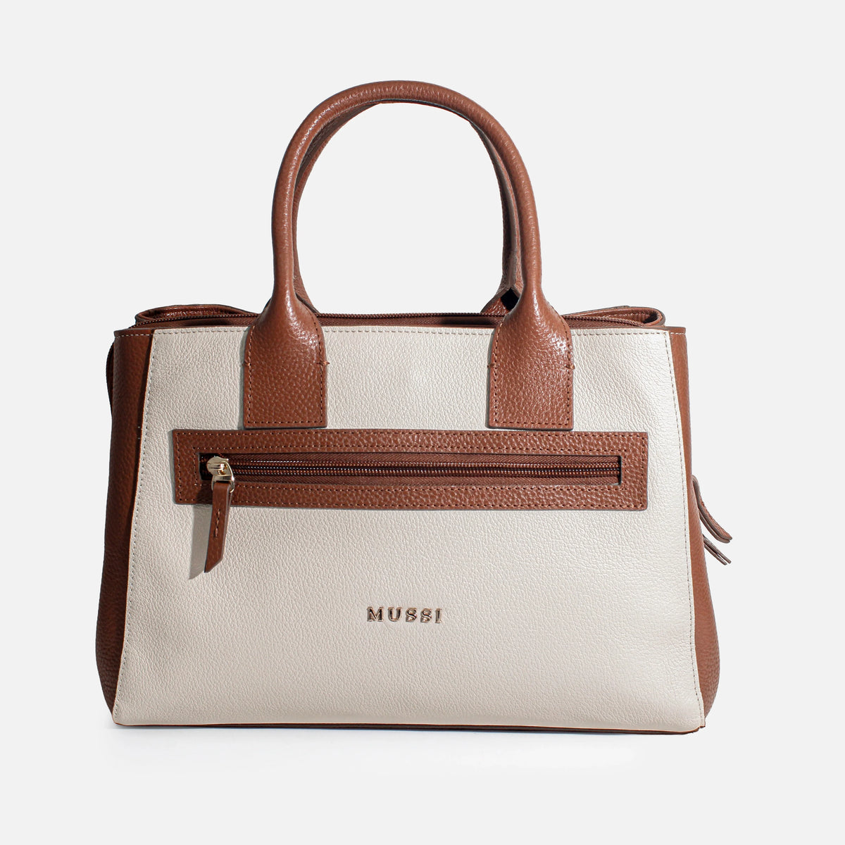 Cartera estrella de cuero para mujer - Miel