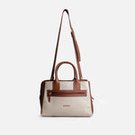 Cartera estrella de cuero para mujer - Miel