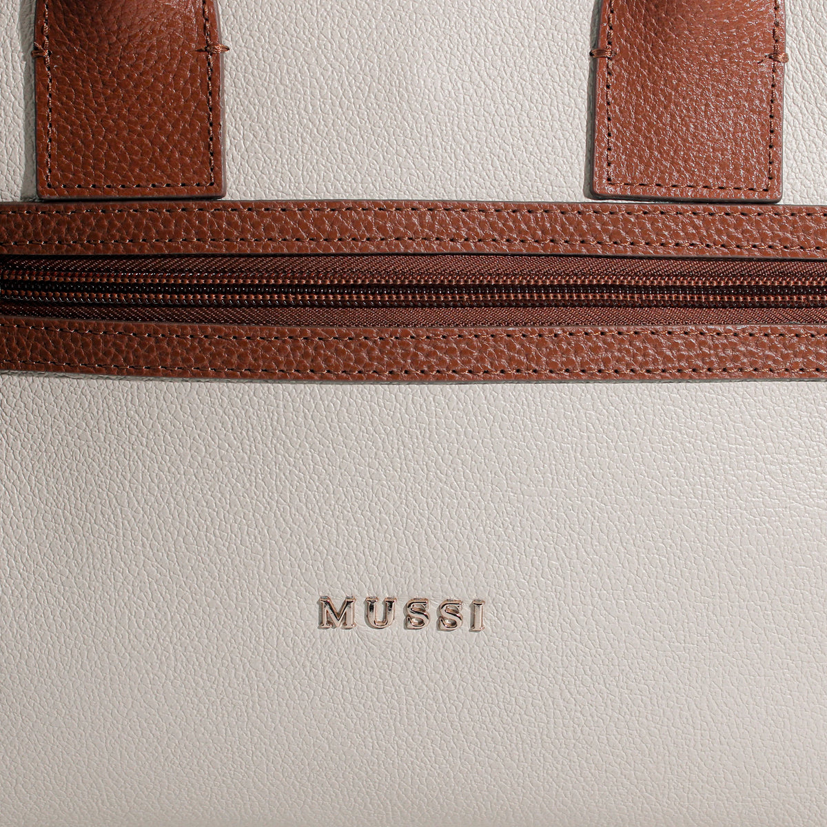 Cartera estrella de cuero para mujer - Miel