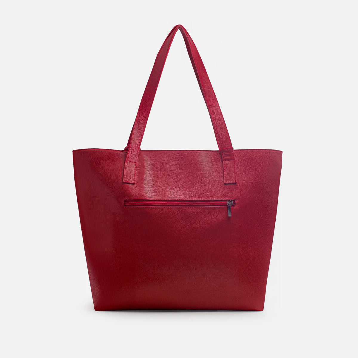 Cartera almizcle de cuero para mujer - Rojo
