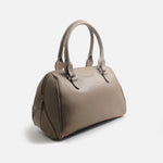 Baul corfina de cuero para mujer - Beige