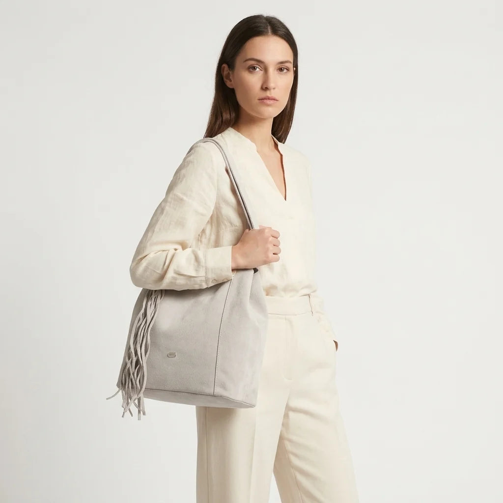 Cartera grosella de sintético para mujer - Hueso