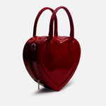 Bolso manos libres aster de cuero para mujer - Rojo