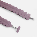 Reata nova de cuero para mujer - Fucsia