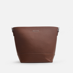 Bolso manos libres nayla de cuero para mujer - Miel
