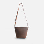 Bolso manos libres nayla de cuero para mujer - Miel
