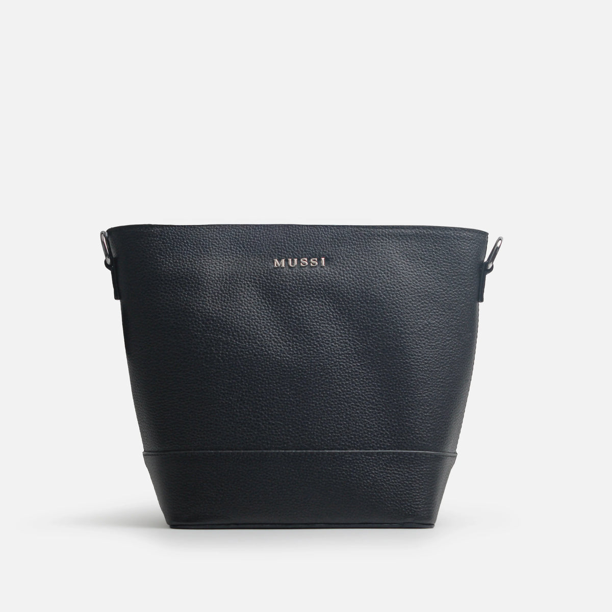 Bolso manos libres nayla de cuero para mujer - Negro