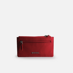 Billetera amira de cuero para mujer - Rojo